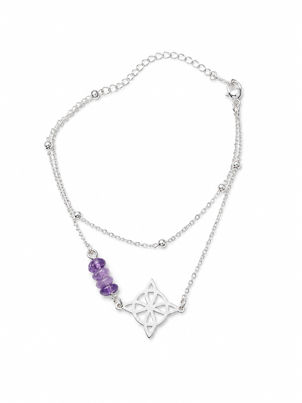Dainty Witch Knot Layered Bracelet